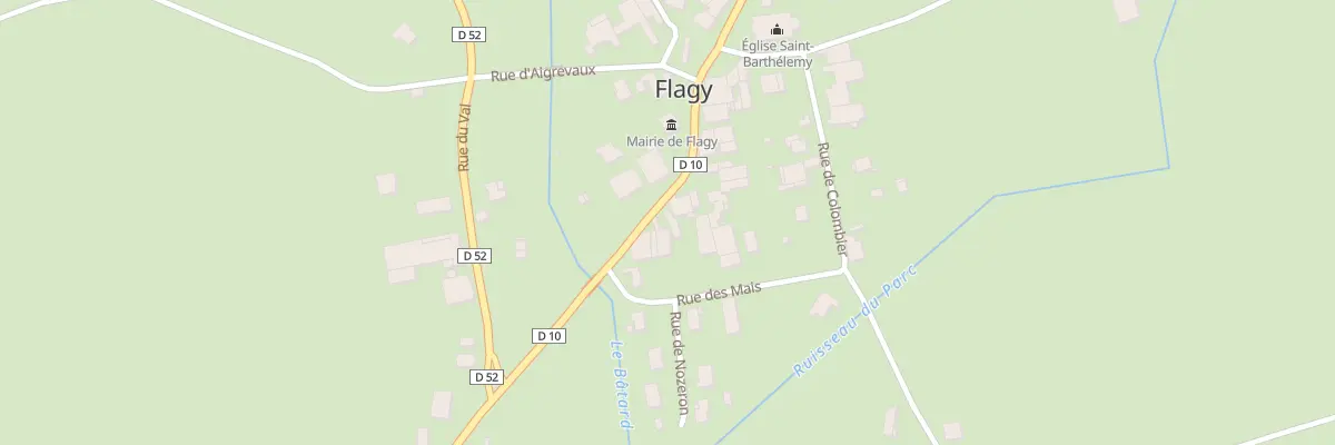 Plan du 10 Grande Rue à Flagy