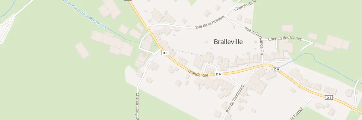Plan du 11 Gr Grande Rue à Bralleville