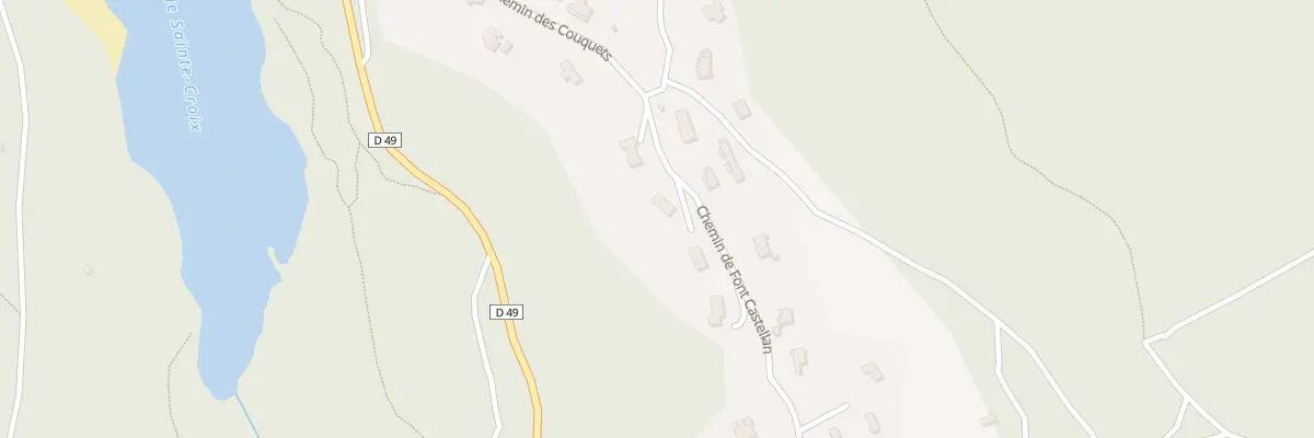 Plan du 40 Che de Font Castellan à Bauduen