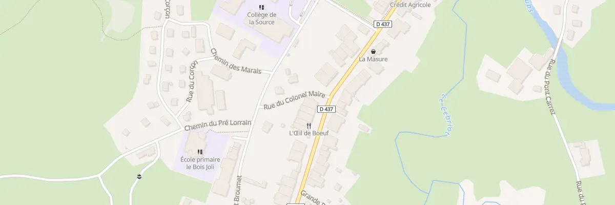 Plan du 50 Gr Grande Rue à Mouthe