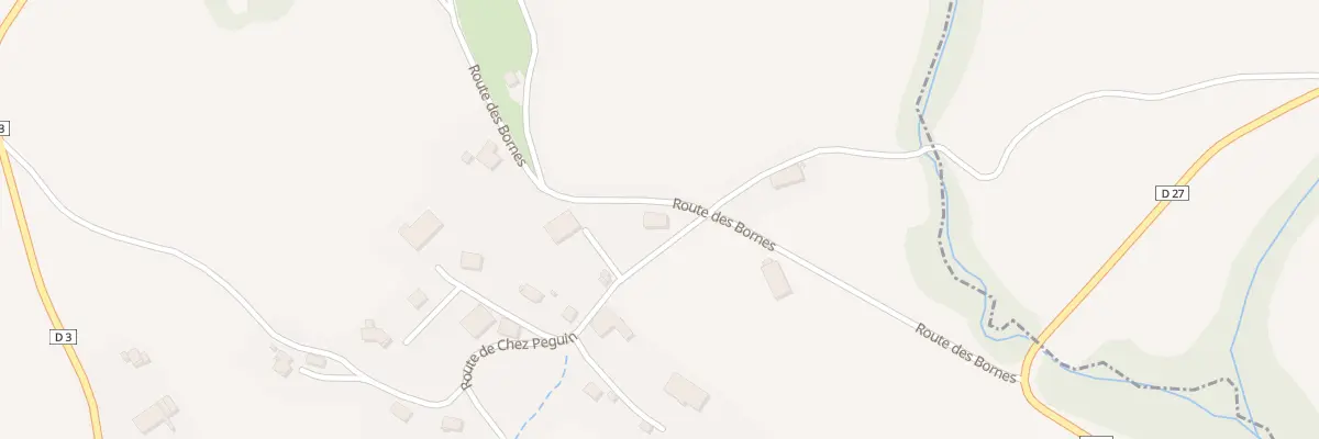 Plan du 531 Rte de chez Peguin à Menthonnex-en-Bornes