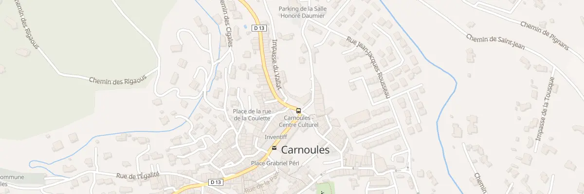 Plan du 24 Rue Danielle Casanova à Carnoules
