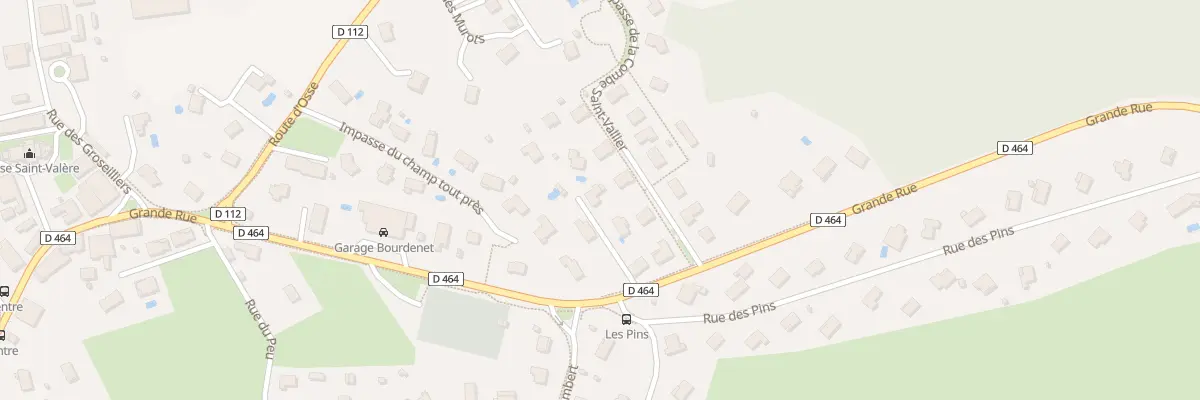 Plan du 9 Imp de la Combe Saint Vallier à Nancray