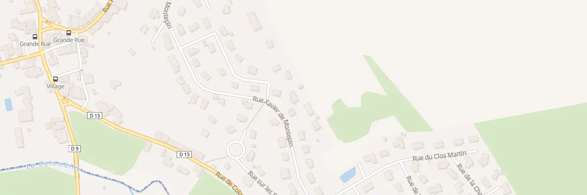 Plan du 27 Rue Xavier de Montépin à Frotey-lès-Vesoul