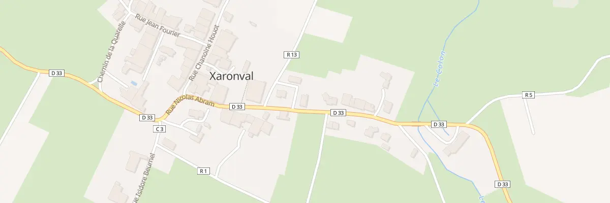 Plan du 10 Rue Nicolas Abram à Xaronval