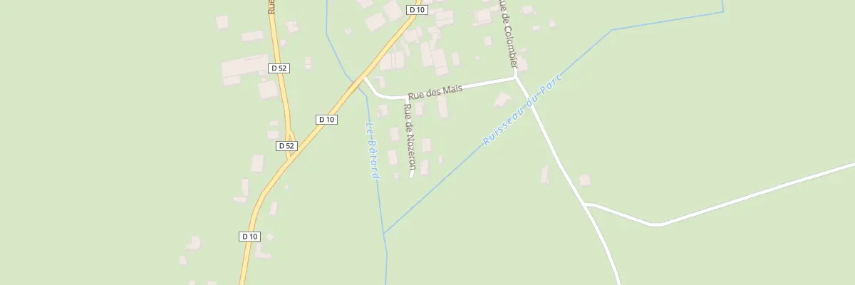 Plan du 3 Rue de Nozeron à Flagy