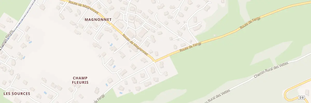 Plan du 20 Rte de Magnonnet à Duingt