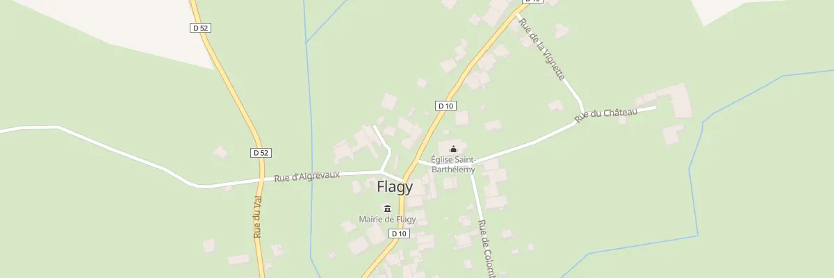 Plan du 19 Grande Rue à Flagy