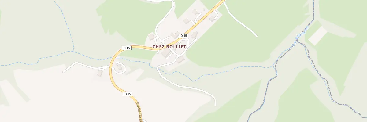 Plan du 26 Imp de chez Bolliet au Sappey