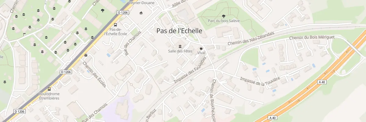 Plan du 5347 Le Pas de l’Echelle à Étrembières