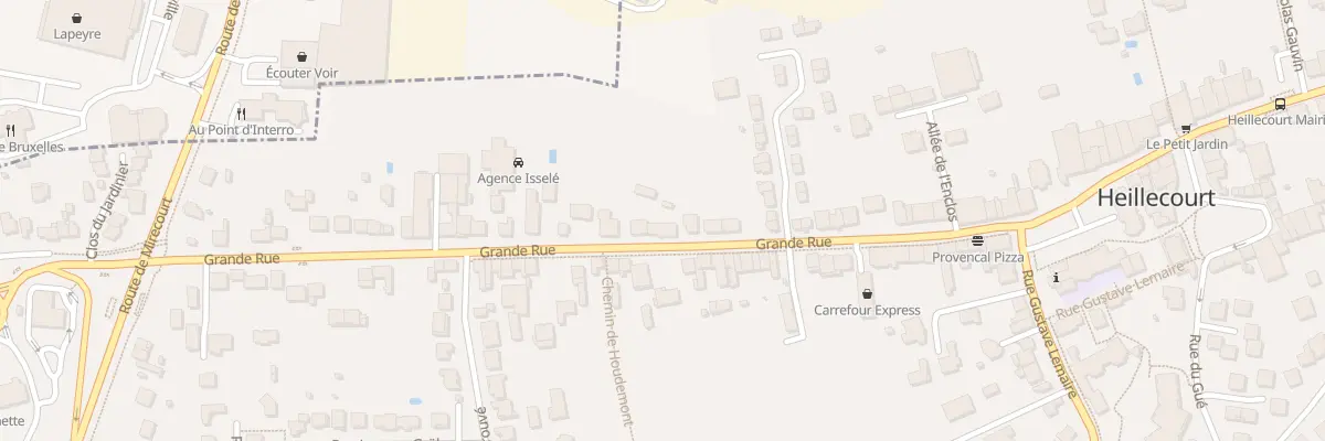 Plan du 122 Gr Grande Rue à Heillecourt