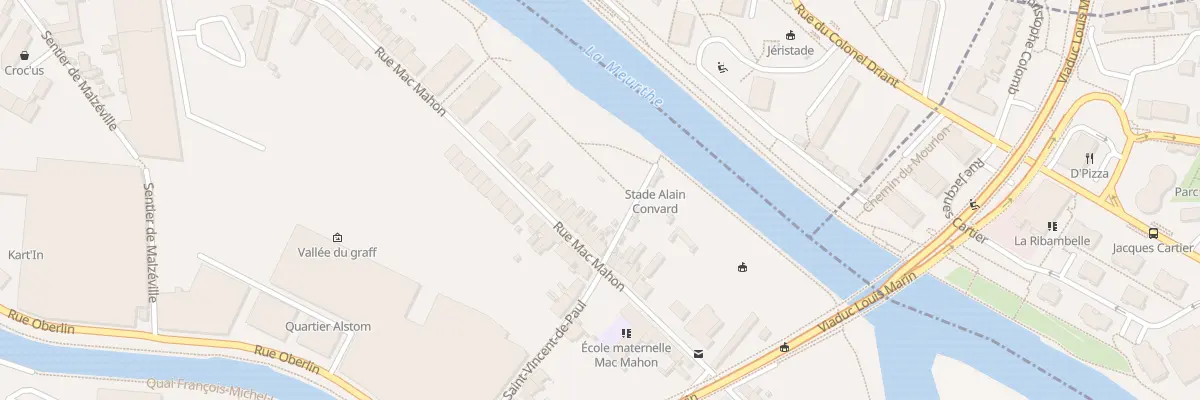 Plan du 74 Rue Mac Mahon à Nancy