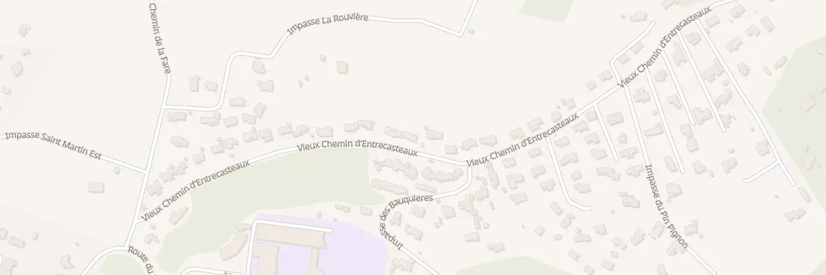 Plan du 9000 La Rouviere à Carcès