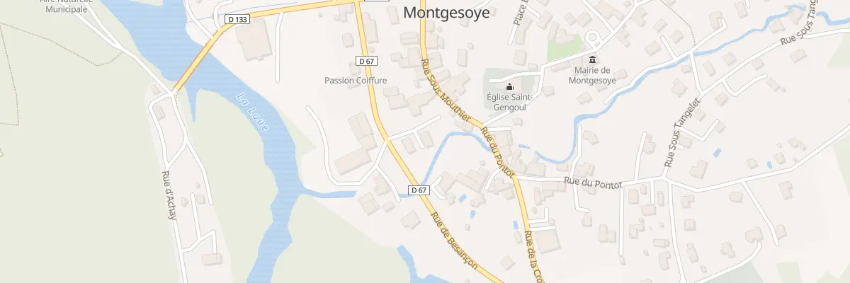 Plan du 4T Rue de Besançon à Montgesoye
