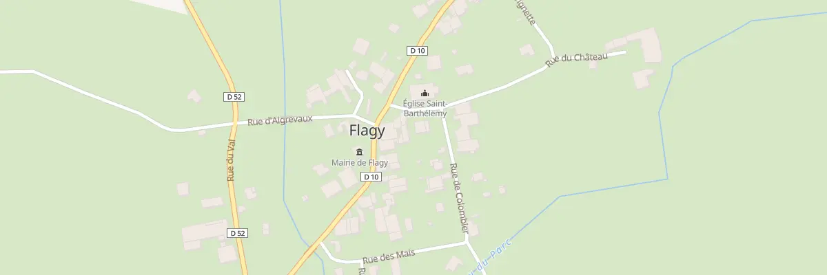 Plan du 6 Rue du Château à Flagy