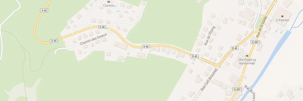 Plan du 17 Rue de Beaupaquier à Mouthe