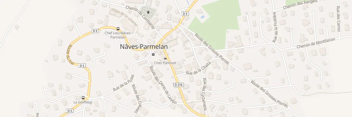 Plan du 91 Rte de la Voie Romaine à Nâves-Parmelan
