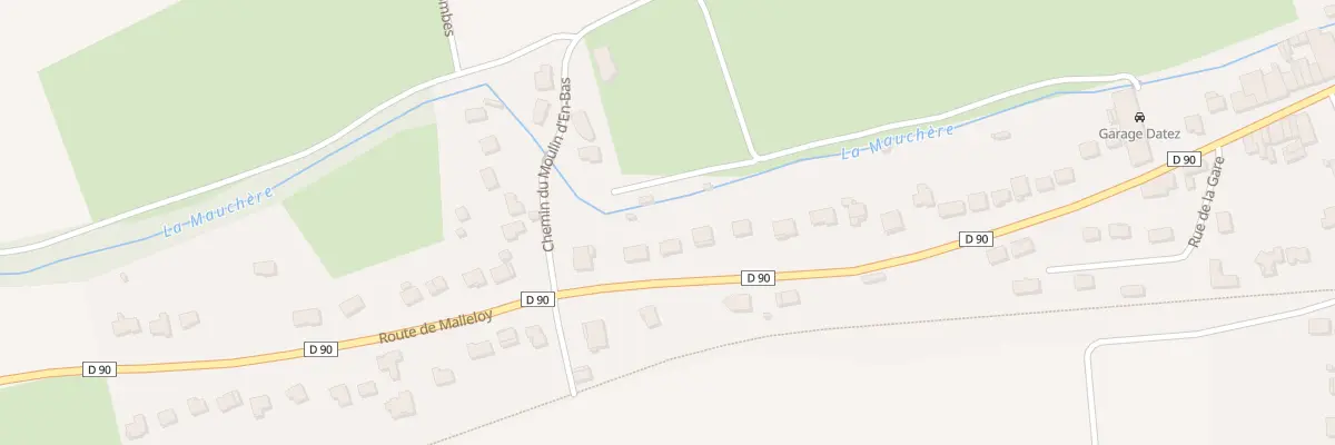 Plan du 38 Rte de Malleloy à Faulx
