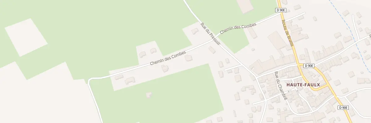 Plan du 1 Che des Combes à Faulx