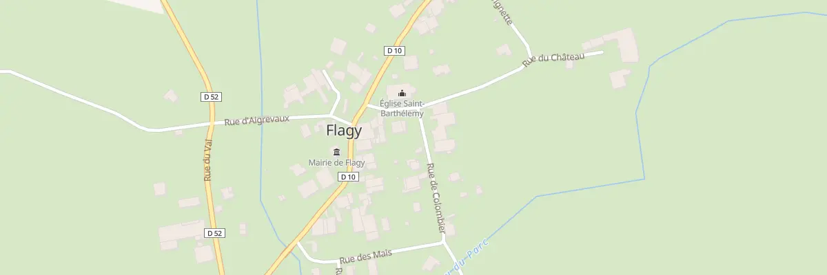 Plan du 8 Rue du Château à Flagy