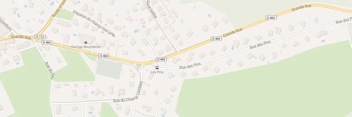 Plan du 1 Rue des Pins à Nancray