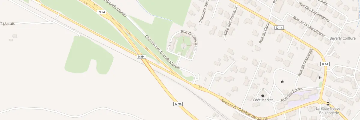 Plan du 140 Rue de Gleize à La Bâtie-Neuve