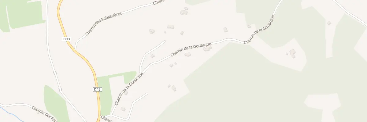 Plan du 290 Che de la Gouargue à Carnoules