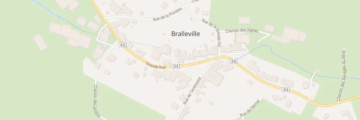 Plan du 15 Gr Grande Rue à Bralleville