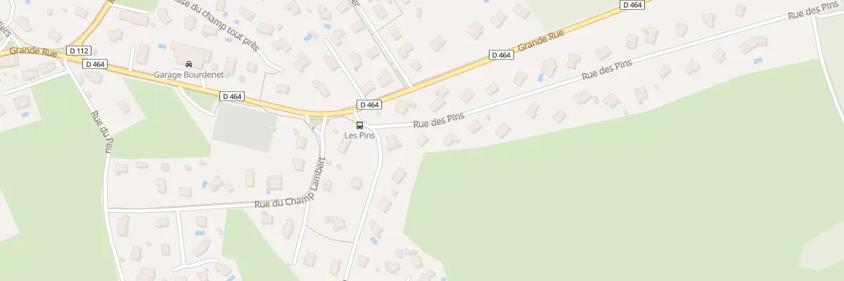 Plan du 2 Rue des Pins à Nancray