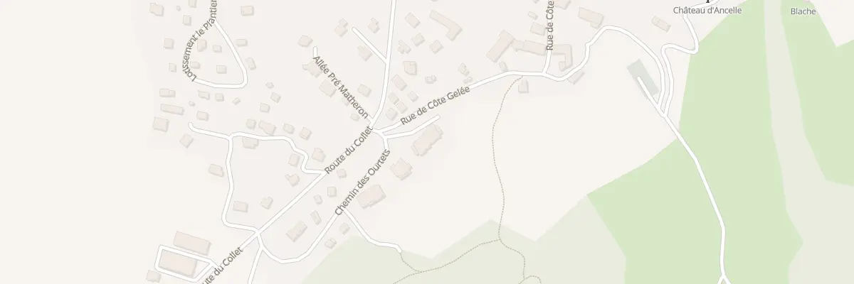 Plan du 35 Che des Ourtets à Ancelle