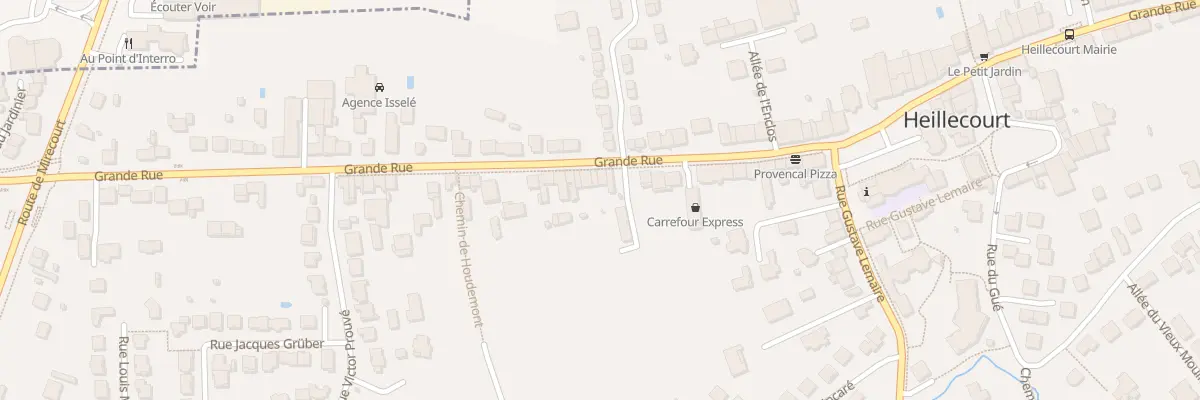 Plan du 83 Gr Grande Rue à Heillecourt