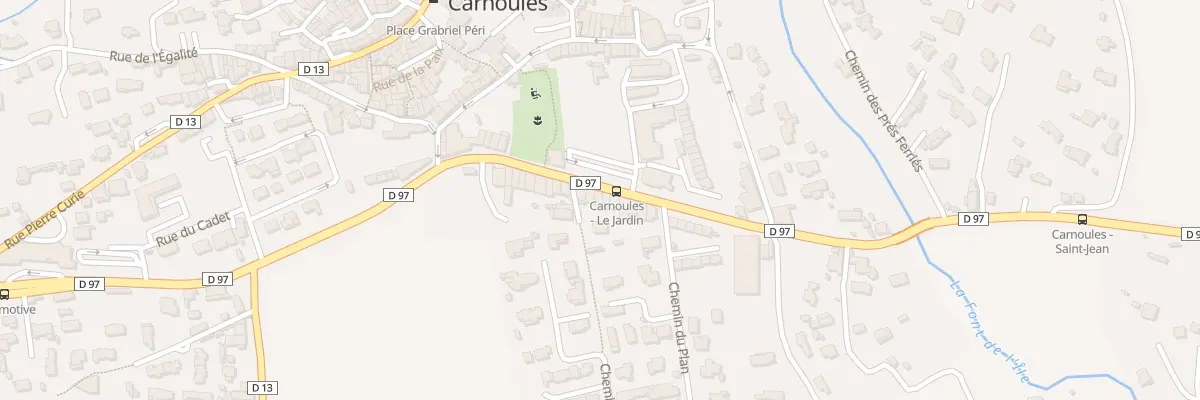Plan du 574 Av du Colonel Fabien à Carnoules