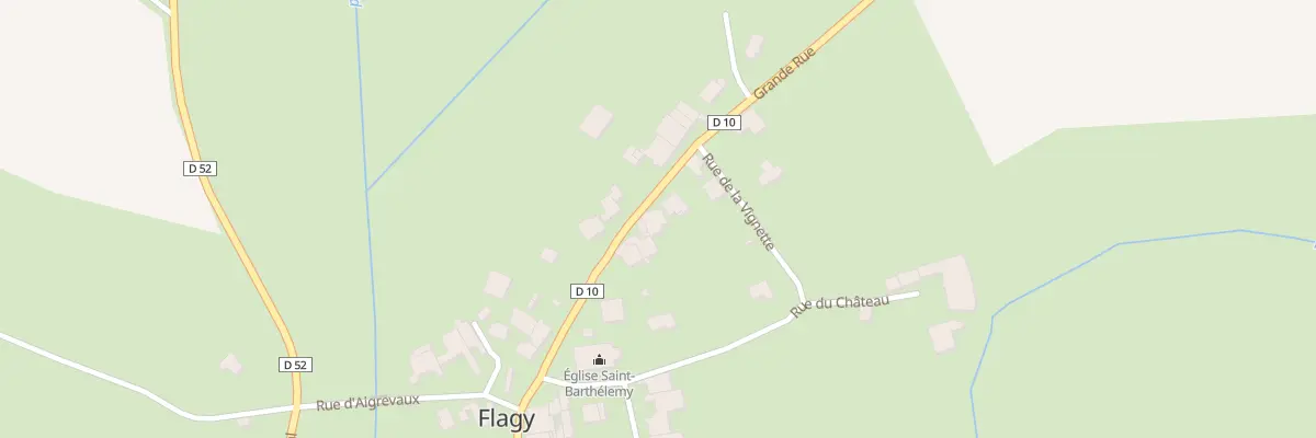 Plan du 30 Grande Rue à Flagy
