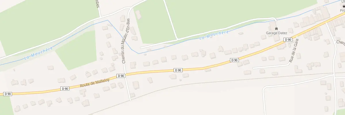 Plan du 32 Rte de Malleloy à Faulx