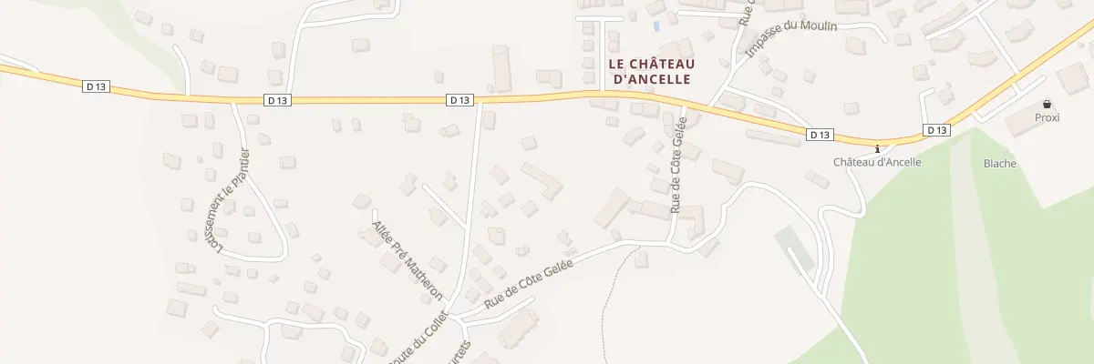 Plan du 29 Rte du Collet à Ancelle