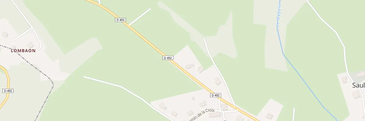 Plan du 1 Gr Grande Rue à Saules