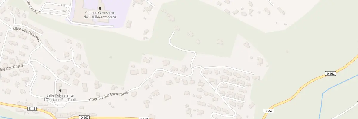 Plan du 6115 Les Escarrants à Carcès