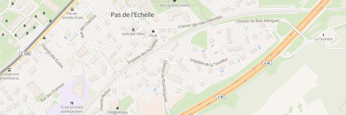 Plan du 301 Che de Veyrier à Étrembières