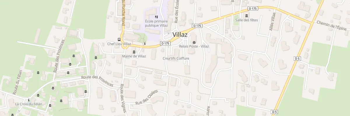 Plan du 134 Av de Bonatray à Villaz