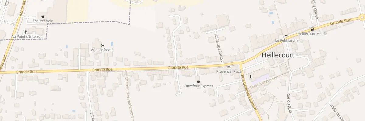 Plan du 112 Gr Grande Rue à Heillecourt