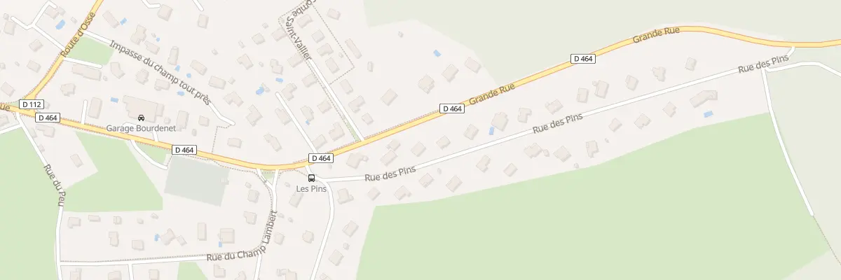Plan du 5 Rue des Pins à Nancray