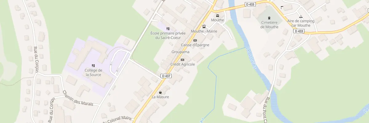 Plan du 21 Grande Rue à Mouthe