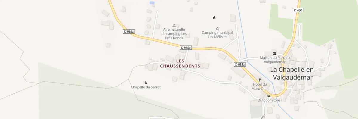 Plan du 5096 Chaussendents à La Chapelle-en-Valgaudémar