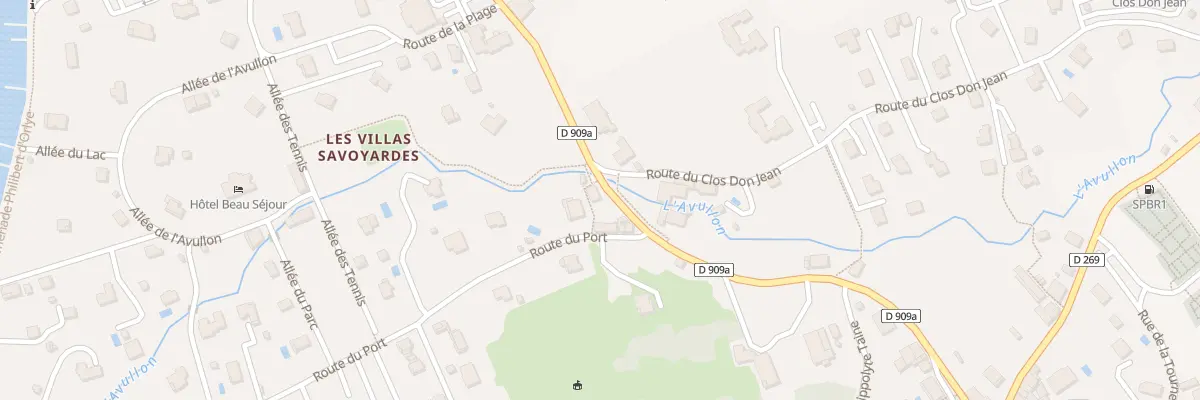 Plan du 1 Pas des Granges à Menthon-Saint-Bernard