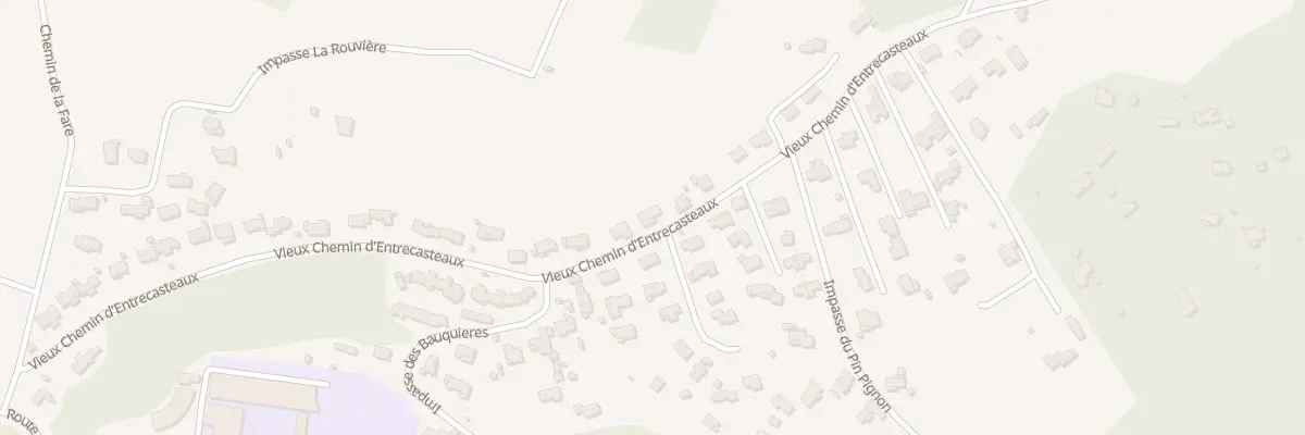 Plan du 5002 Vieux Chem d’Entrecasteaux à Carcès
