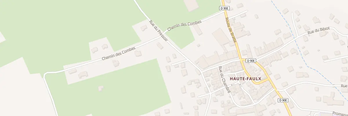 Plan du 9 Rle Ferrée à Faulx