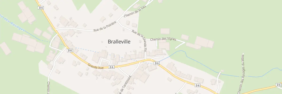 Plan du 25 Gr Grande Rue à Bralleville