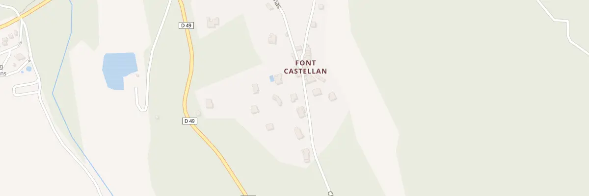 Plan du 9014 Font Castellan à Bauduen