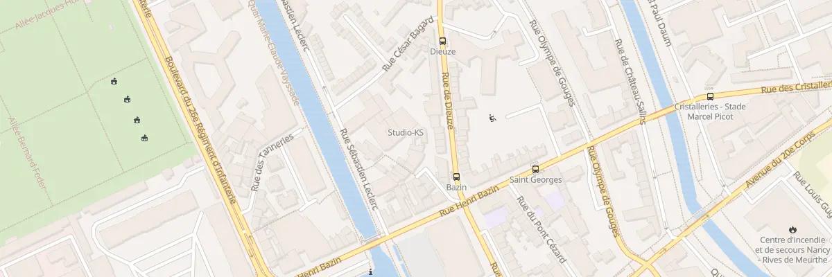 Plan du 5 Rue de Dieuze à Nancy