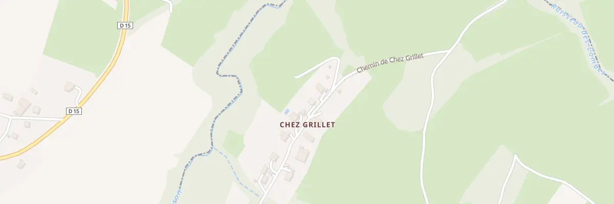 Plan du 1023 Che de chez Grillet à Arbusigny